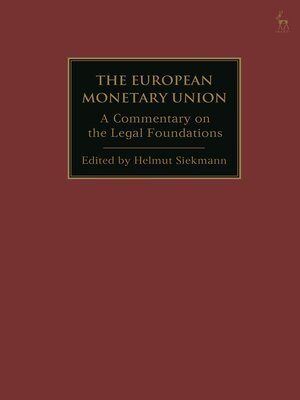 cover image of The European Monetary Union